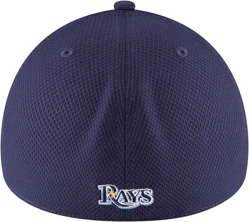 New Era Tampa Bay Rays Diamond MLB Blue 39THIRTY Flex Fit Hat Cap