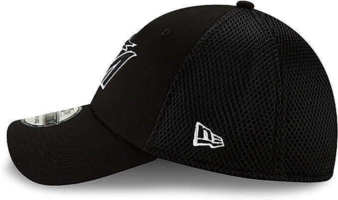 New Era Miami Marlins MLB Neo 39Thirty Black White Flex Fit Hat Cap