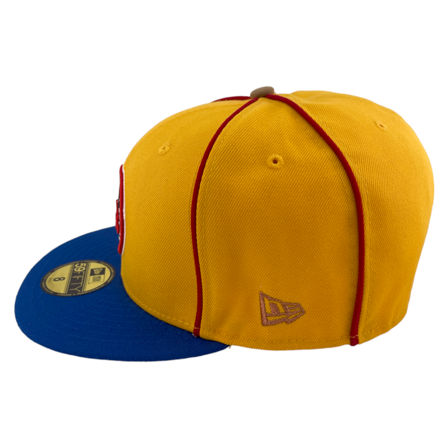 New Era New York Mets MLB Lasso Toy Pack Gold/Blue Tan UV 59Fifty Fitted Hat Cap