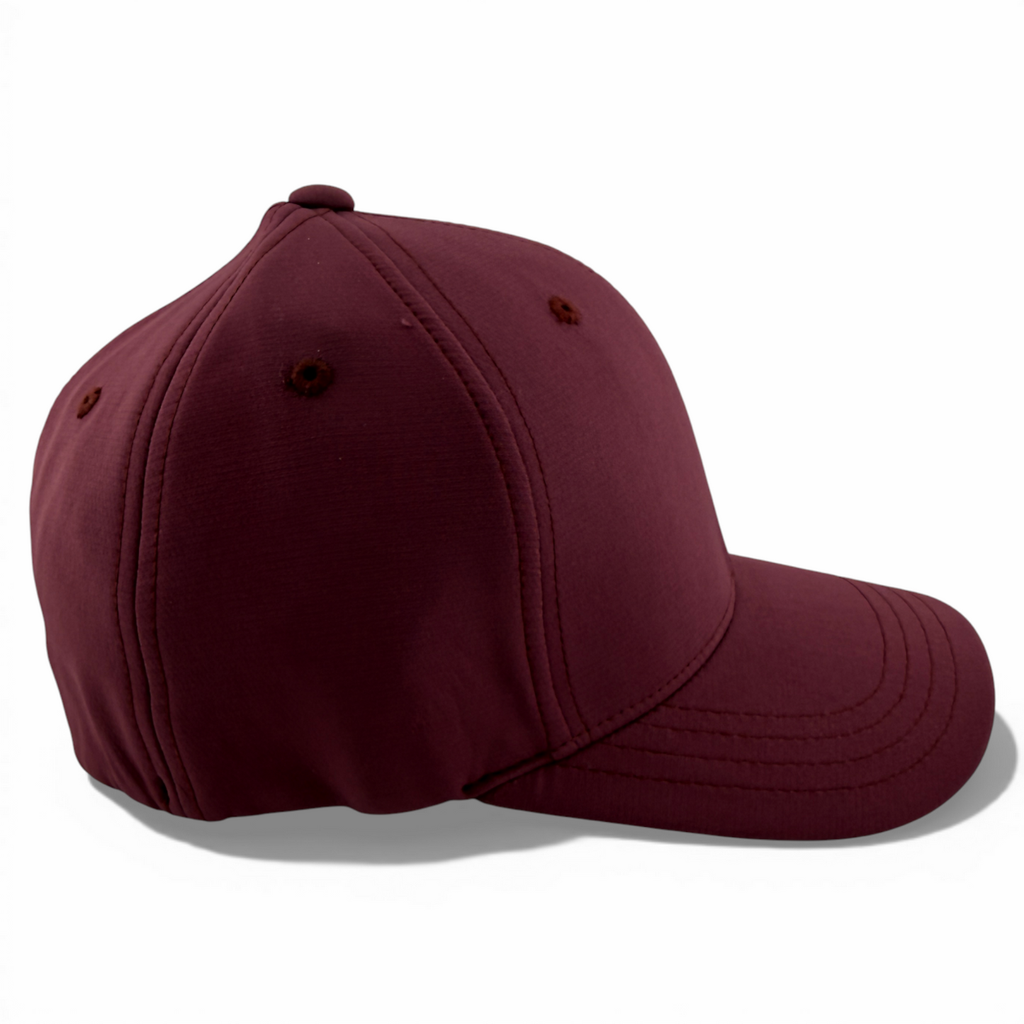 tentree 10 Logo Thicket F19 Hi Rise Sport 6-Panel Merlot Red Flex Fit Hat Cap