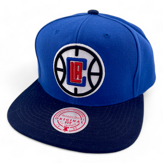 Mitchell & Ness Los Angeles Clippers NBA Core Basic Classic Snapback Hat Cap