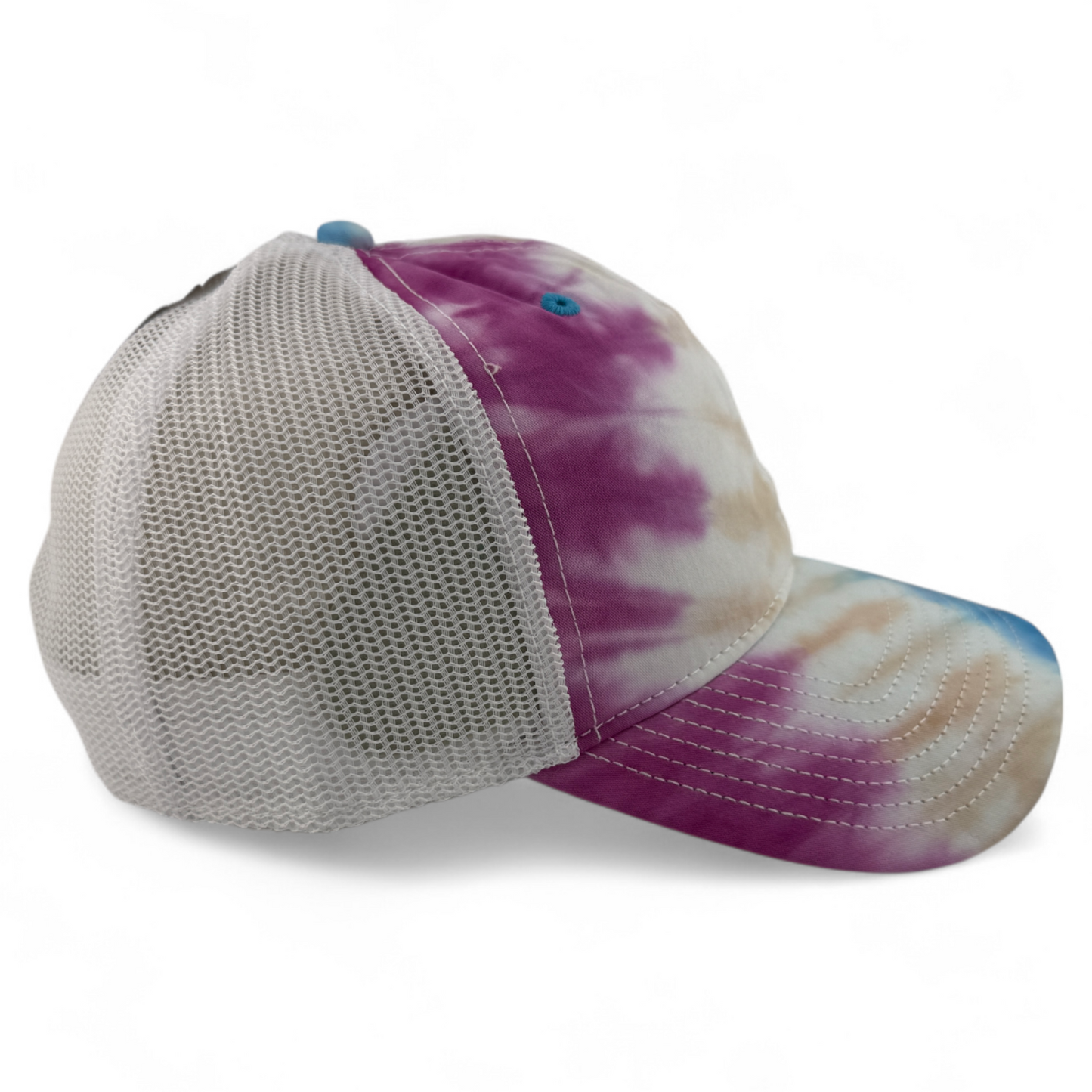 The Game GB470 Pastel Tie Dye Trucker Mesh Back Snapback Adjustable Dad Hat Cap
