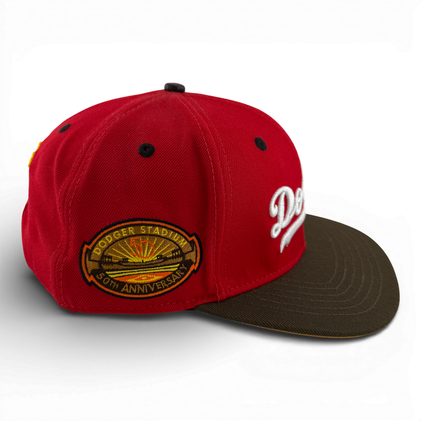 Pro Standard Los Angeles Dodgers MLB Red/Brown Stadium Adjustable Snapback Hat