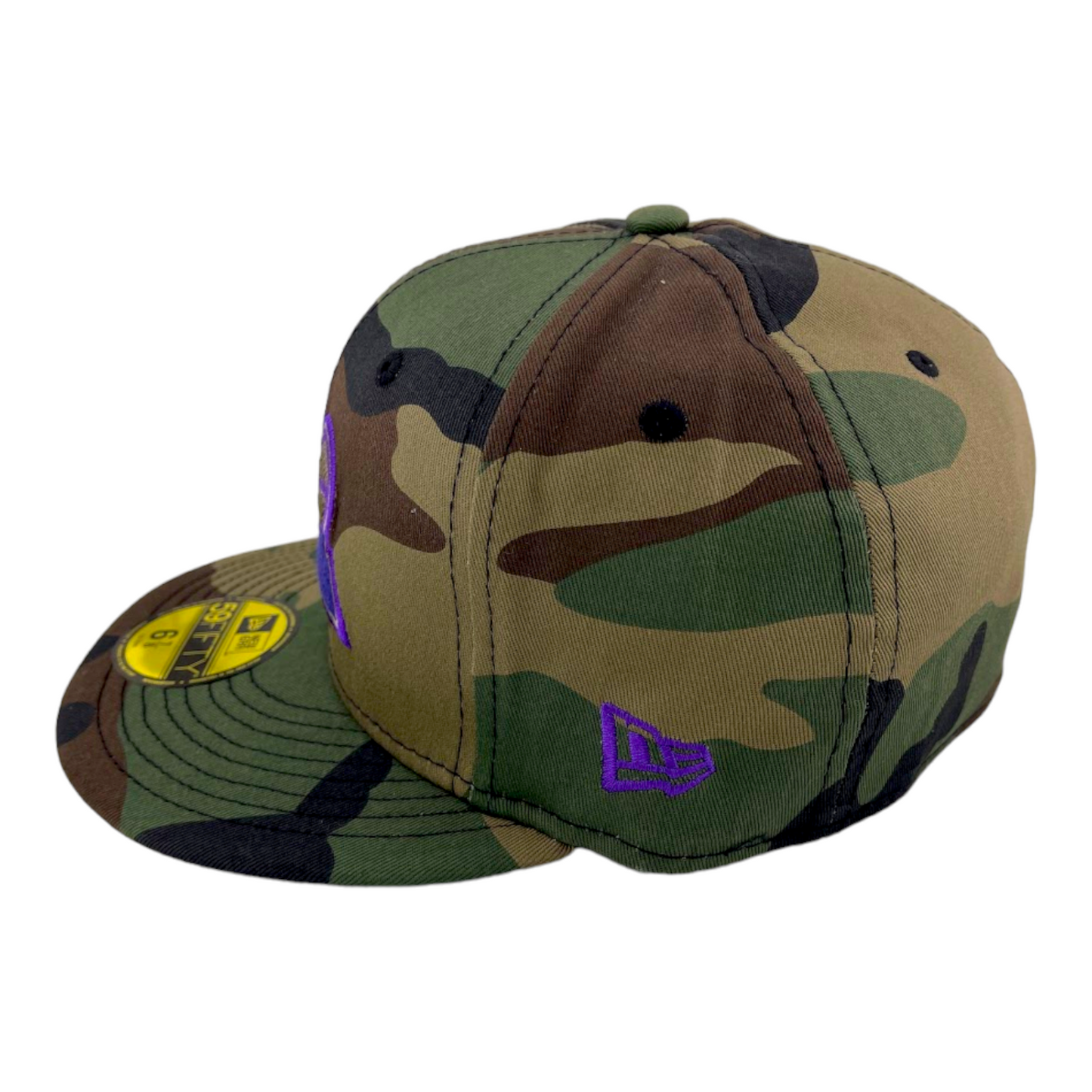 New Era Colorado Rockies Felt Patch Camo Camouflage Green UV 59FIFTY Hat Cap