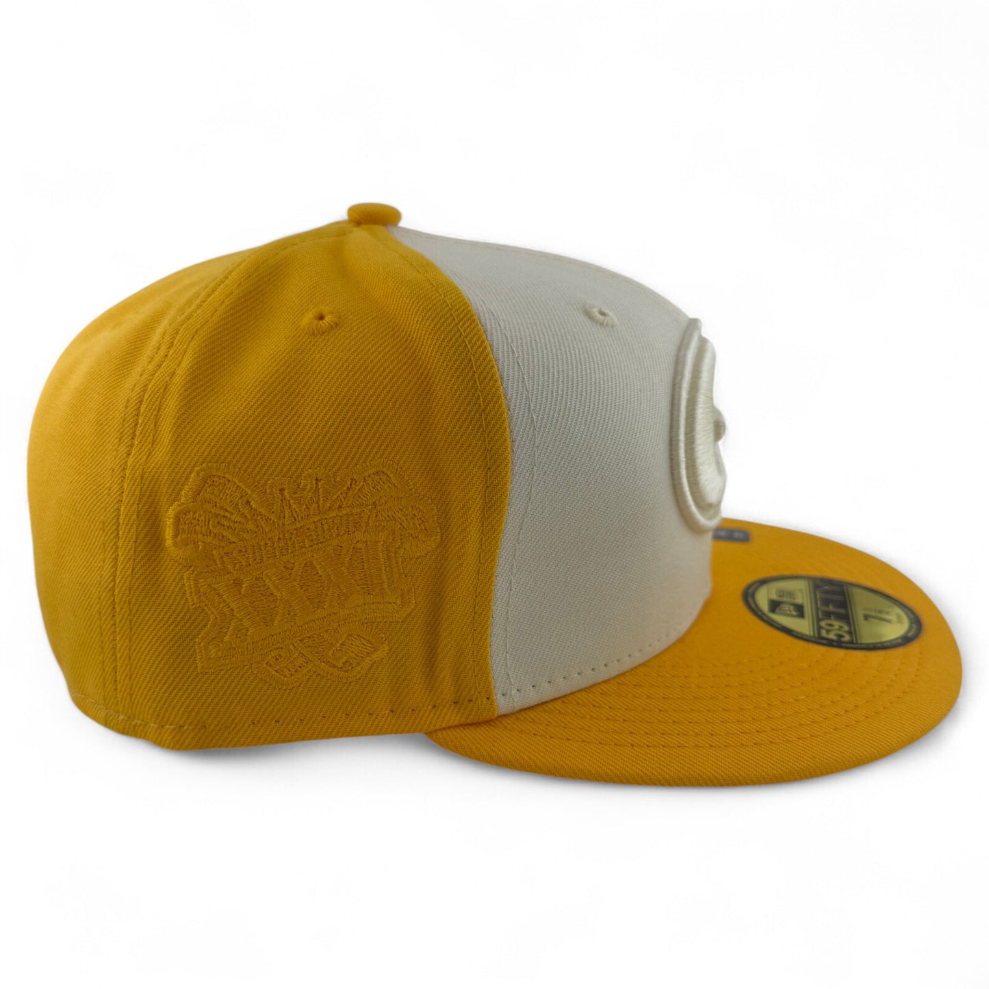 New Era Green Bay Packers NFL Super Bowl XXXI Patch Ivory 59FIFTY Fitted Hat Cap