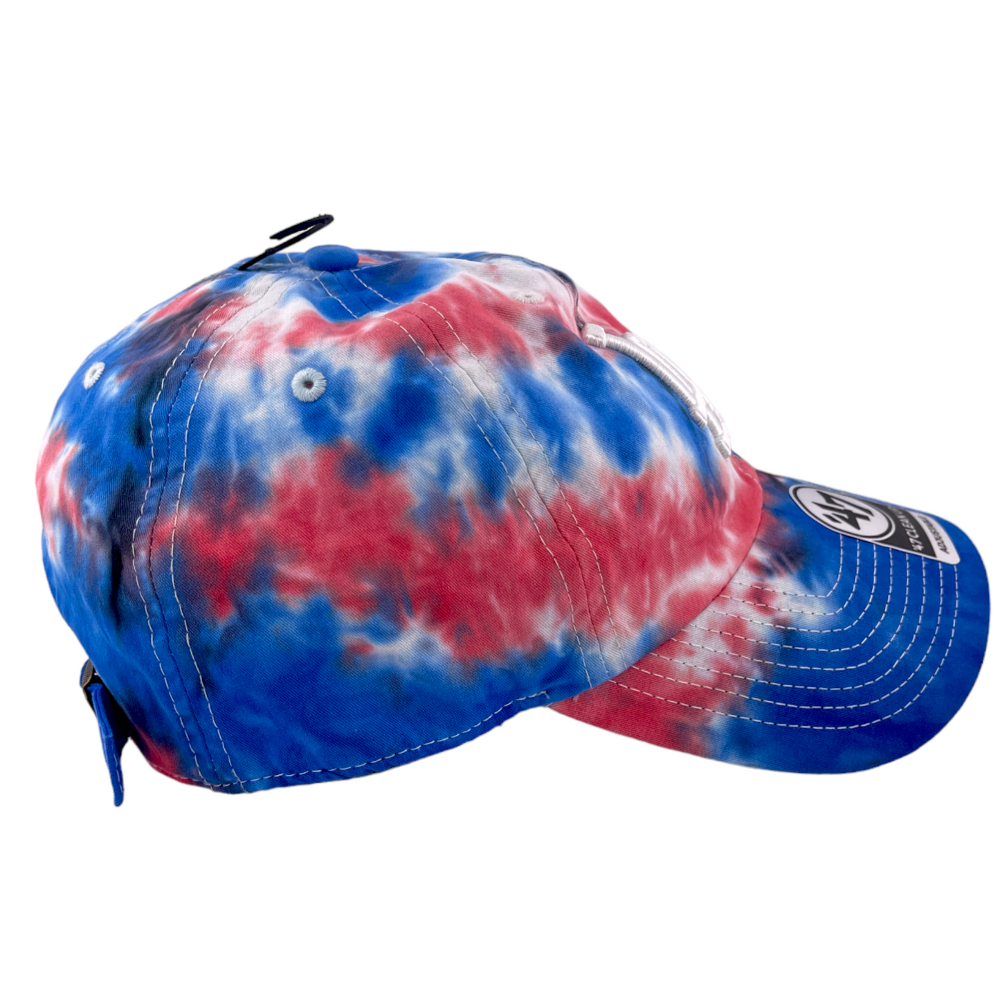 '47 Brand Los Angeles Dodgers Tie Dye MLB Clean Up Adjustable Dad Hat Cap