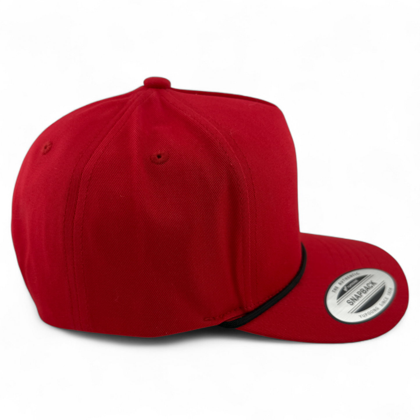 NWT Fox Racing Fox Head Logo Rope A-Frame Red Adjustable Snapback Hat Cap
