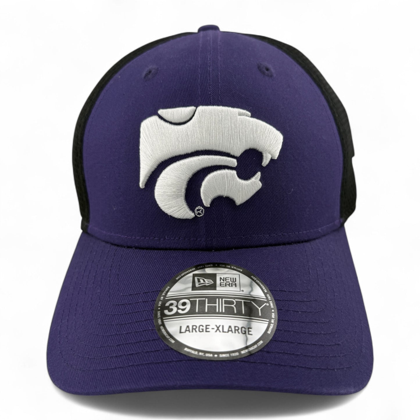 New Era Kansas State University Wildcats NCAA Active 39Thirty Stretch Fit Hat