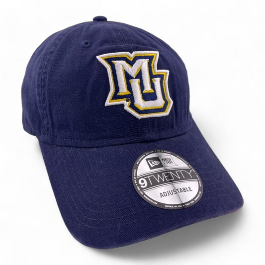 New Era Marquette University Golden Eagles NCAA Navy 9Twenty Adjustable Dad Hat Cap