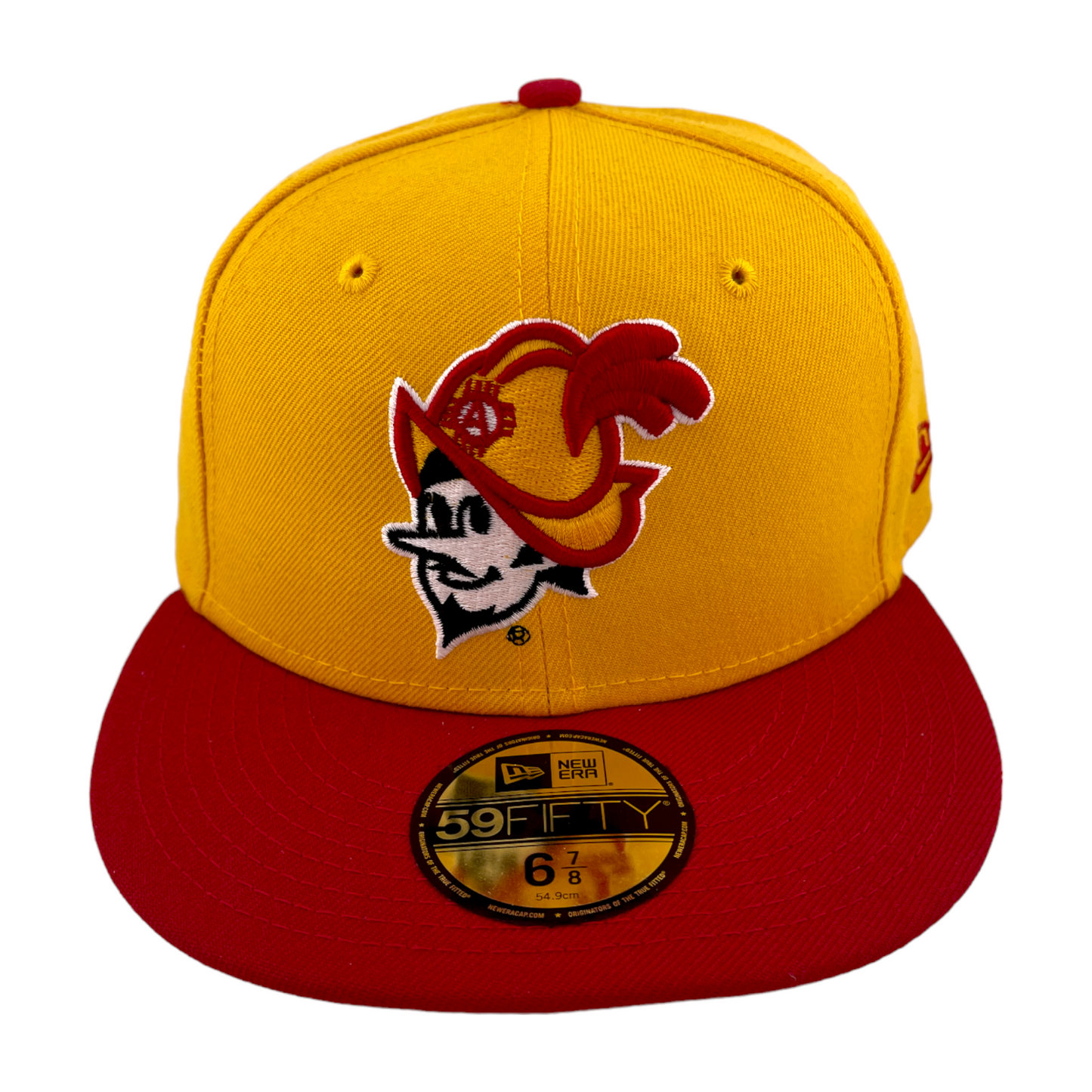 New Era Albuquerque Dukes New Mexico Gold/Yellow/Red/Grey UV 59FIFTY Fitted Hat