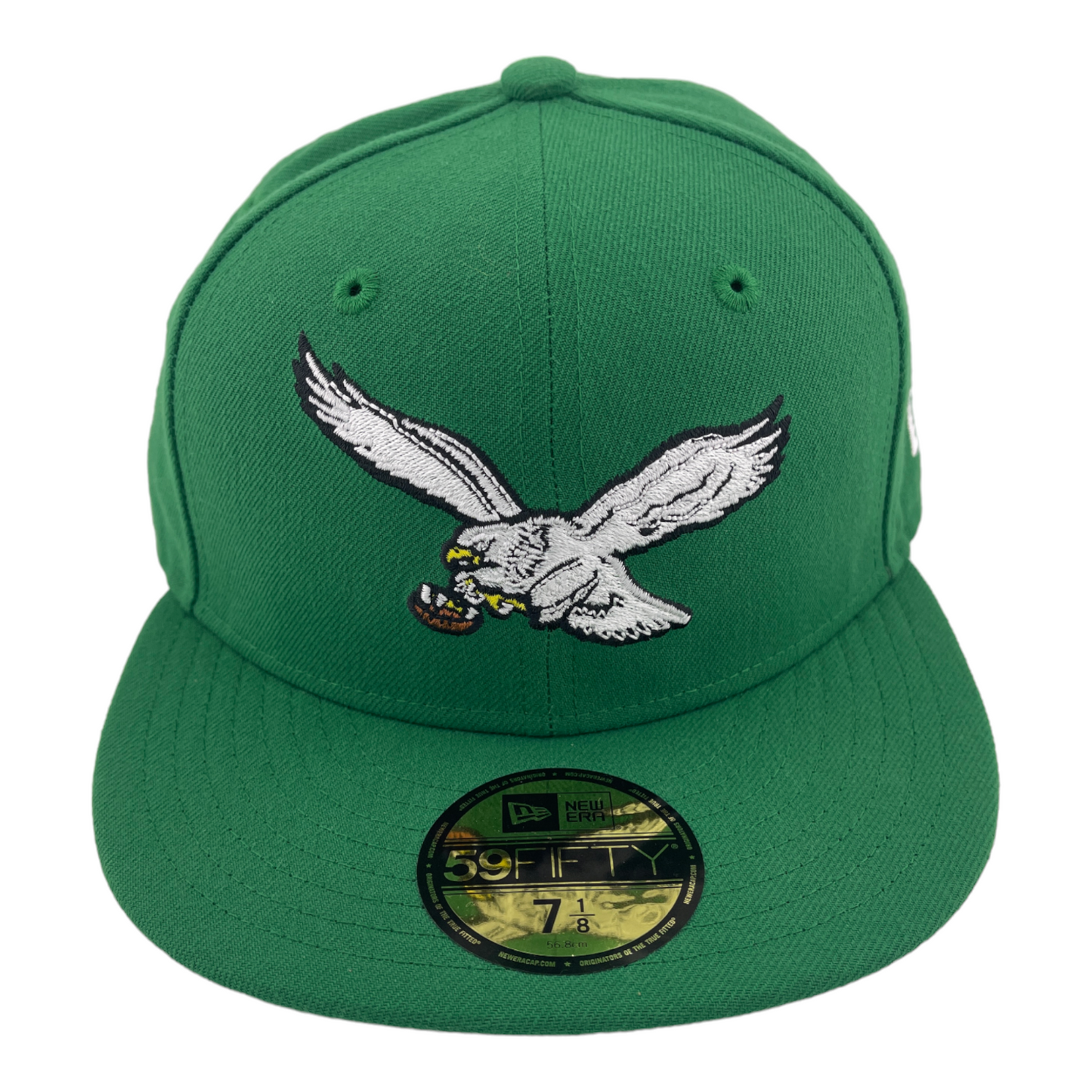 New Era Philadelphia Eagles Throwback Logo Green/Grey UV 59FIFTY Fitted Hat Cap