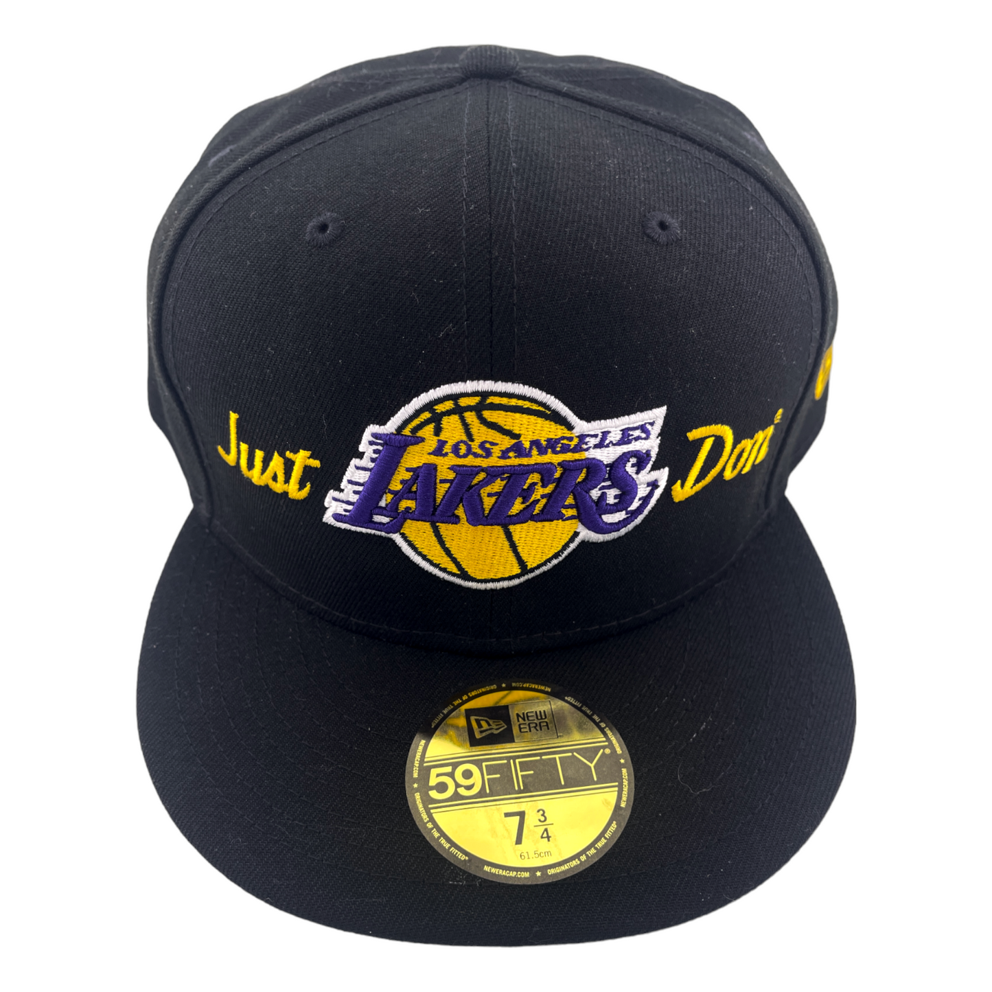 New Era Los Angeles Lakers X Just Don NBA Black/Grey UV 59Fifty Fitted Hat Cap