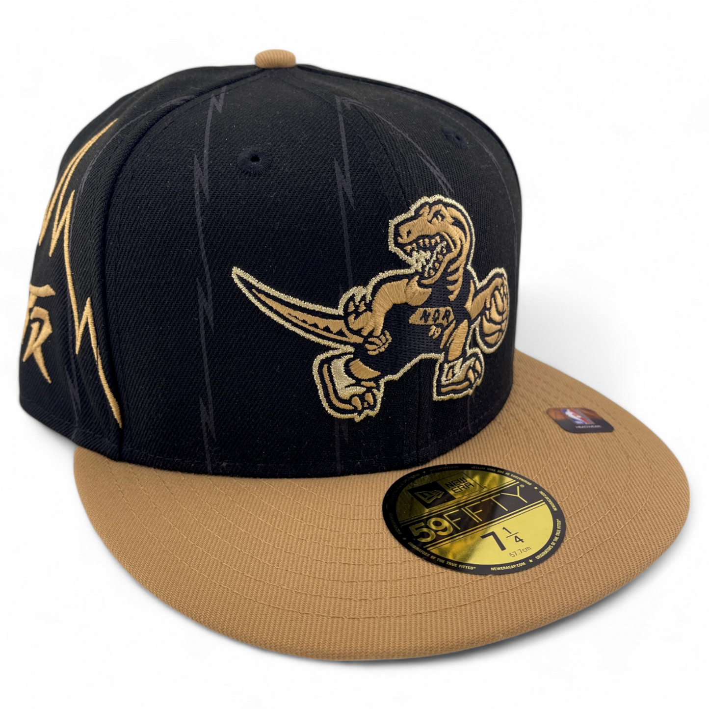 New Era Toronto Raptors NBA 2021/2022 City Edition Gold Pin 59Fifty Fitted Hat