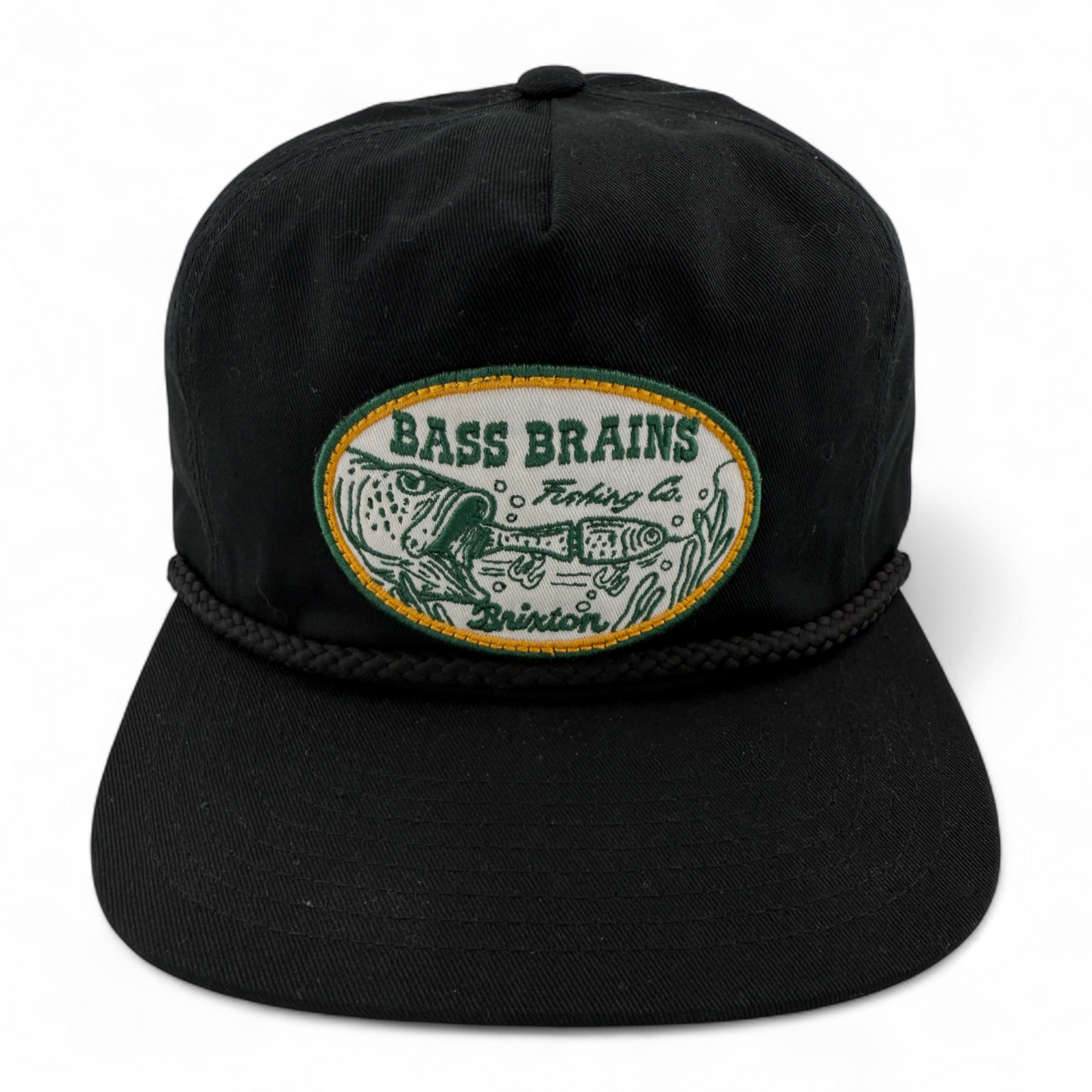 Brixton Company x Bass Brains Swim HP Rope A-Frame Snapback Adjustable Hat Cap