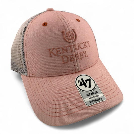 '47 Brand Kentucky Durby Race Pink Haze MVP Adjustable Snapback Hat Cap Women's
