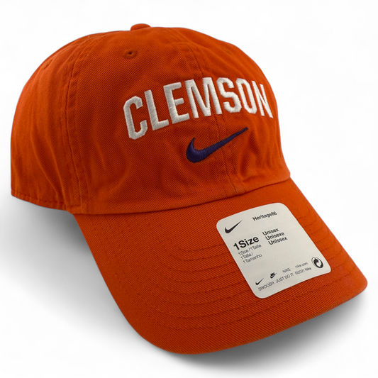 Nike Clemson University Tigers NCAA Orange Heritage86 Adjustable Dad Hat Cap