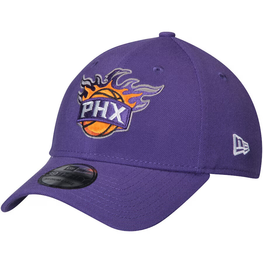 New Era Phoenix Suns NBA Team Classic 39THIRTY Purple Flex Hat Cap