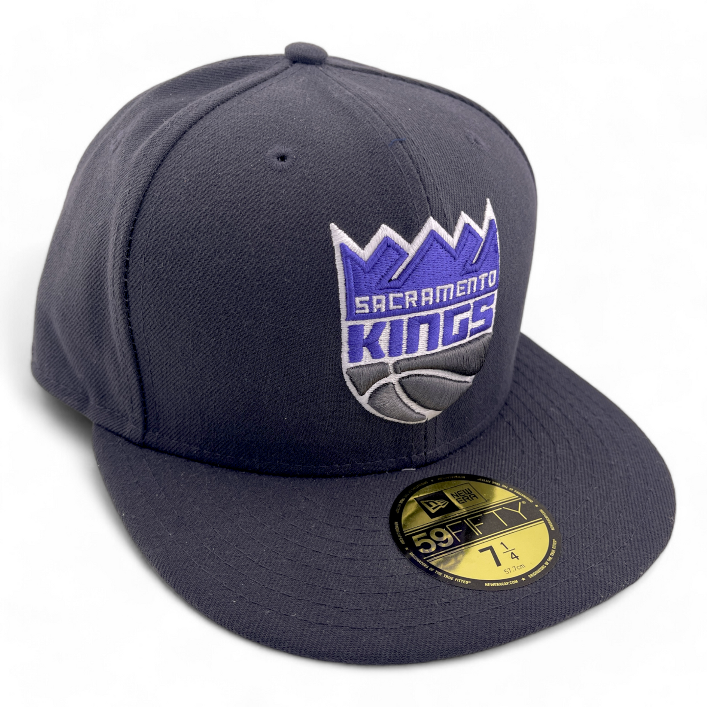 New Era Sacramento Kings NBA Sakin Pack Purple/Gray 59Fifty Fitted Hat Cap