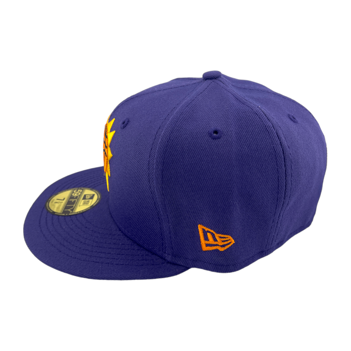 New Era Phoenix Suns Back Half 75th Patch Purple/Grey UV 59Fifty Fitted Hat Cap