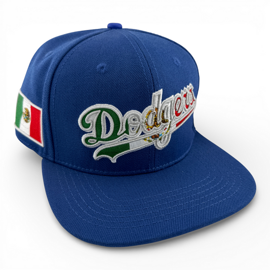 Pro Standard Los Angeles Dodgers MLB Mexico Flag Logo Navy Adjustable Snapback