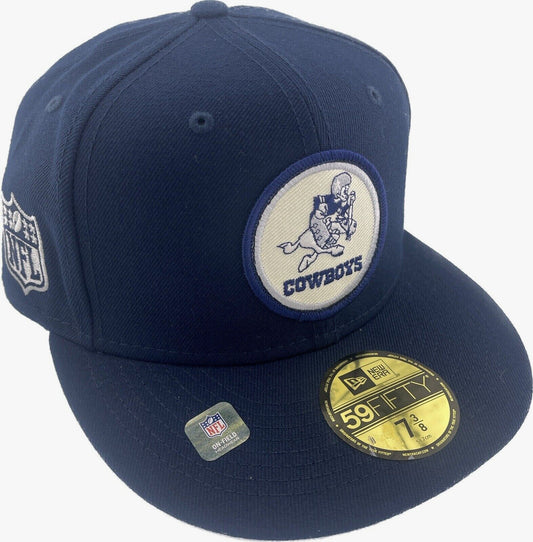 New Era Dallas Cowboys 2022 Sideline NFL Historic Logo Navy 59FIFTY Fitted Hat Cap