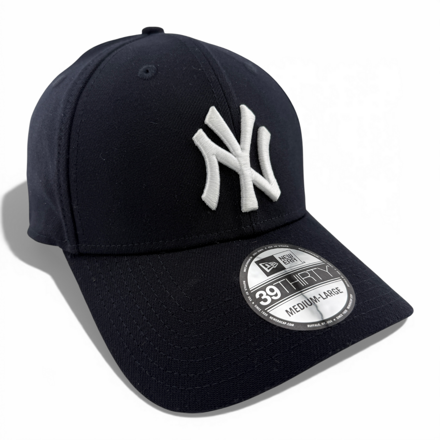 New Era New York Yankees MLB Team Classic Navy White 39Thirty Flex Fit Hat Cap