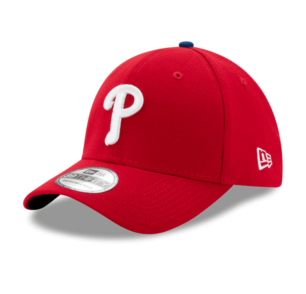 New Era Philadelphia Phillies Team Classic Red 39THIRTY Flex Fit Hat Cap