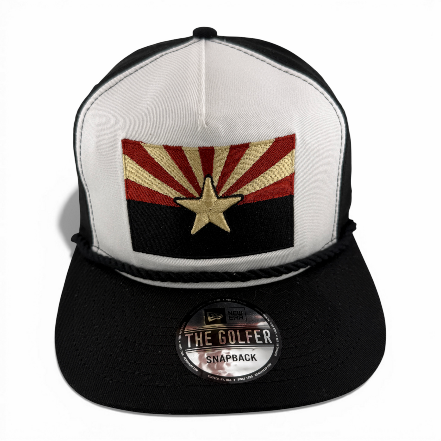 New Era Arizona Diamondbacks State Flag Rope Golfer A-Frame Snapback Adjustable