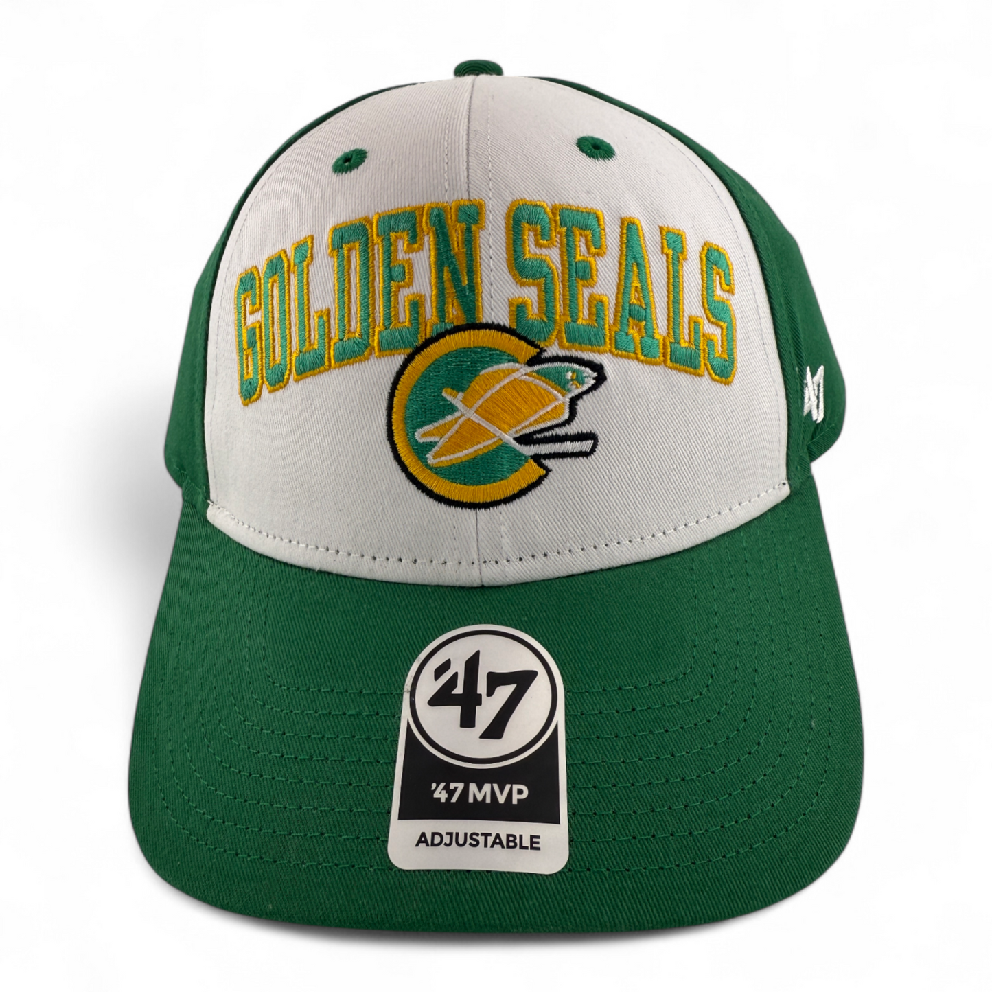 '47 Brand California Golden Seals NHL Retro MVP Snapback Adjustable Hat Cap