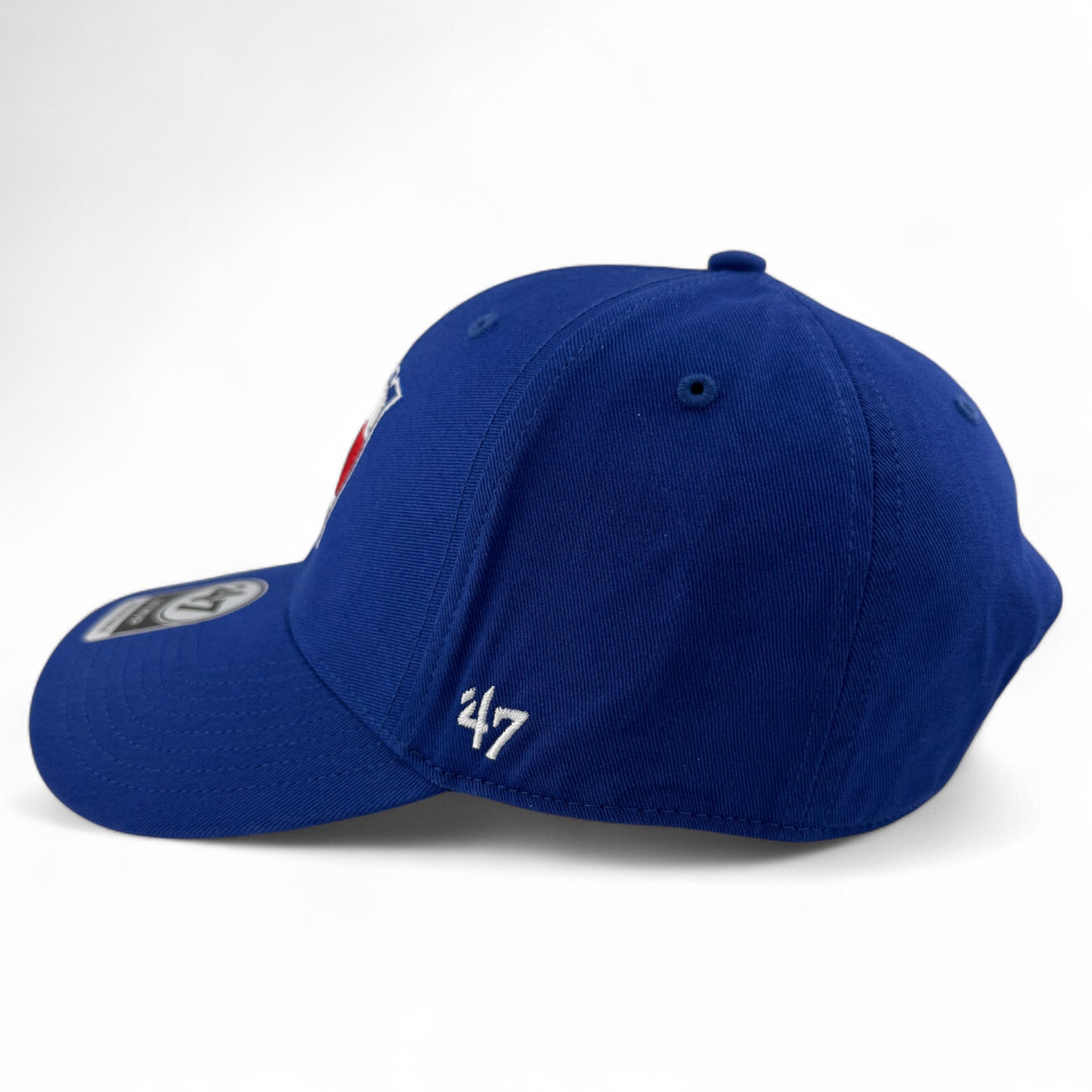 '47 Brand New York Rangers NHL Legend Logo Blue MVP Adjustable Back Hat Cap