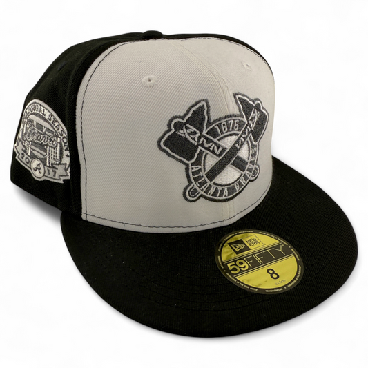 New Era Atlanta Braves MLB Yin & Yang Inaugural Season 59Fifty Fitted Hat Cap