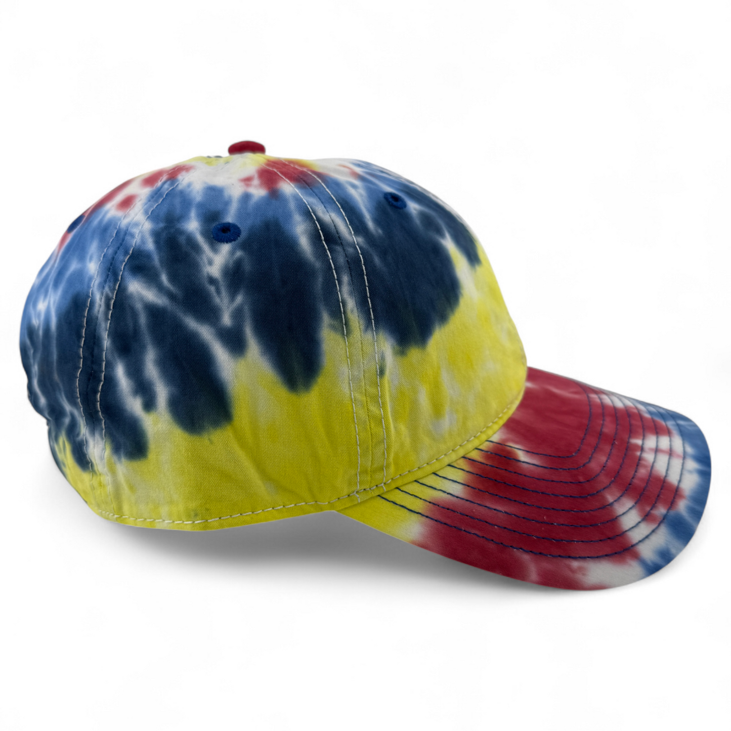 The Game GB482 Rainbow Tie Dye Blank Twill Unstructured Adjustable Dad Hat Cap