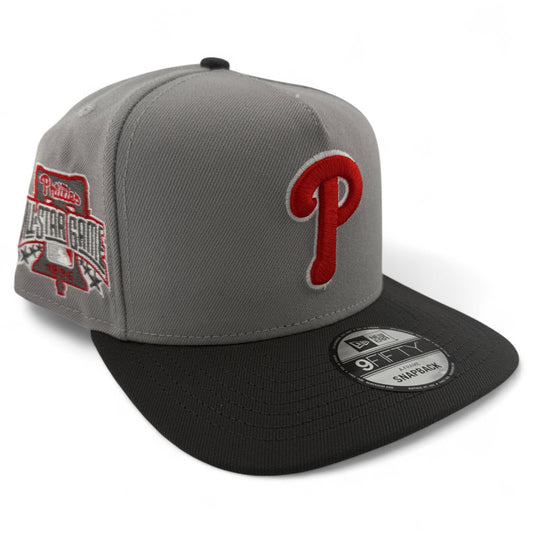 New Era Pittsburgh Pirates MLB Grey A-Frame 9FIFTY Snapback Adjustable Hat Cap
