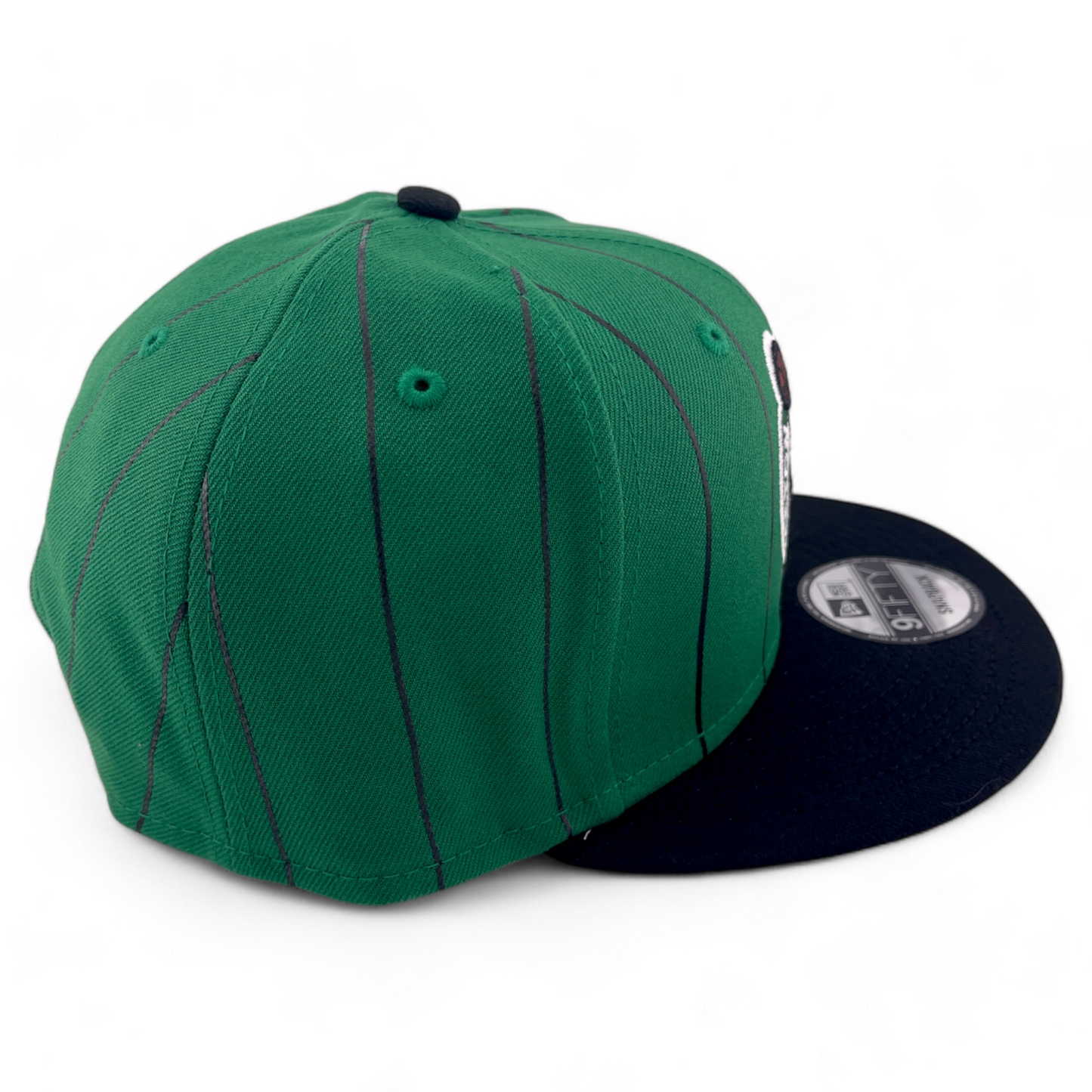 New Era Boston Celtics NBA Vintage Pinstripe Birdcage 9Fifty Snapback Hat Cap