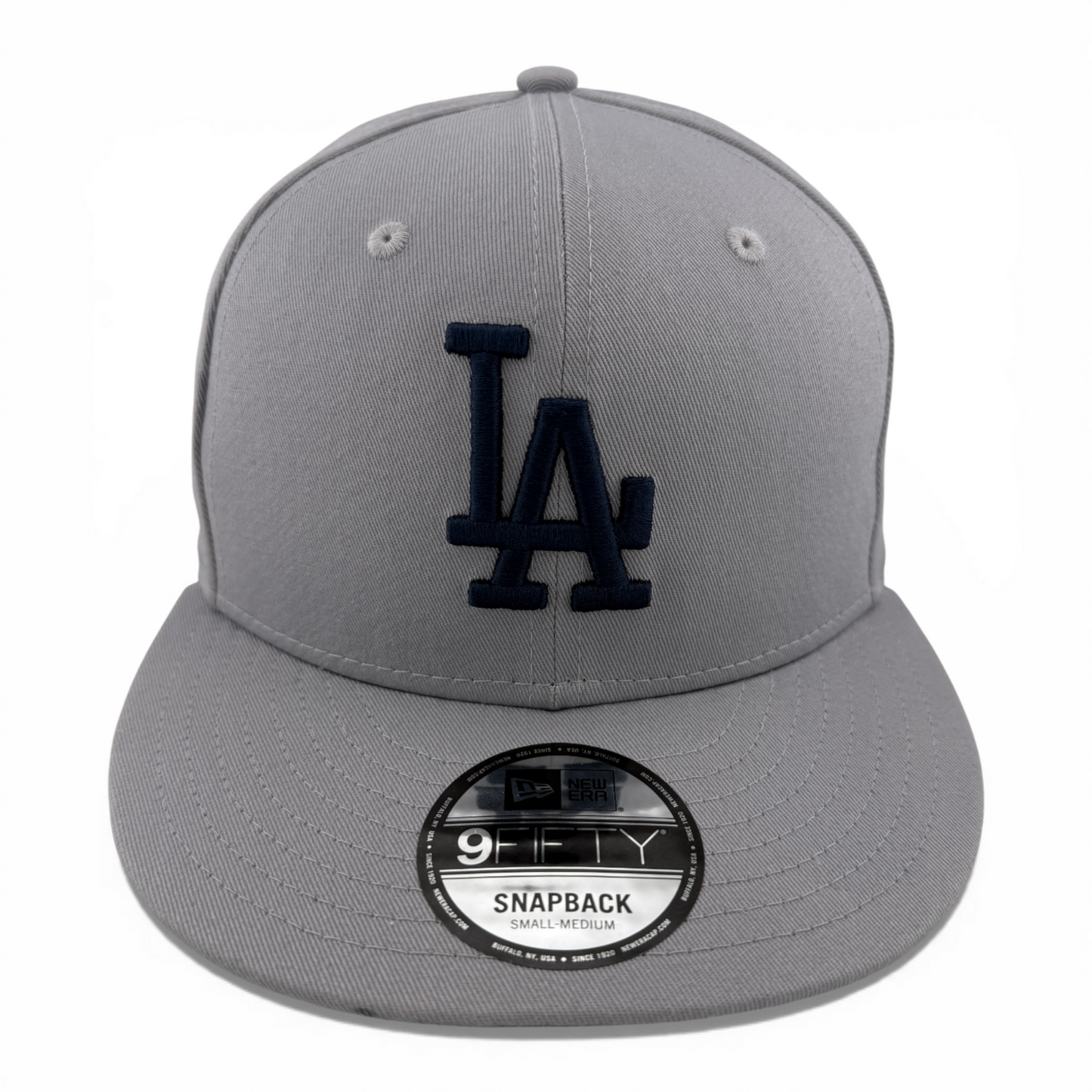 New Era Los Angeles Dodgers MLB Team Grey 9FIFTY Snapback Adjustable Hat Cap