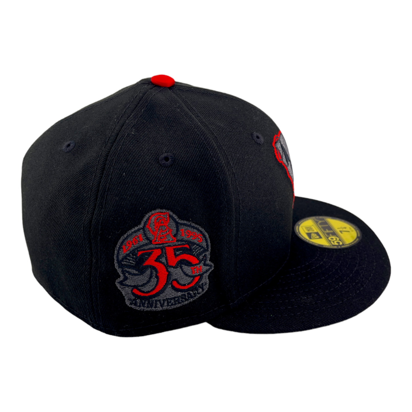 New Era Los Angeles California Angels 35th Anniversary Metallic 59FIFTY Hat Cap