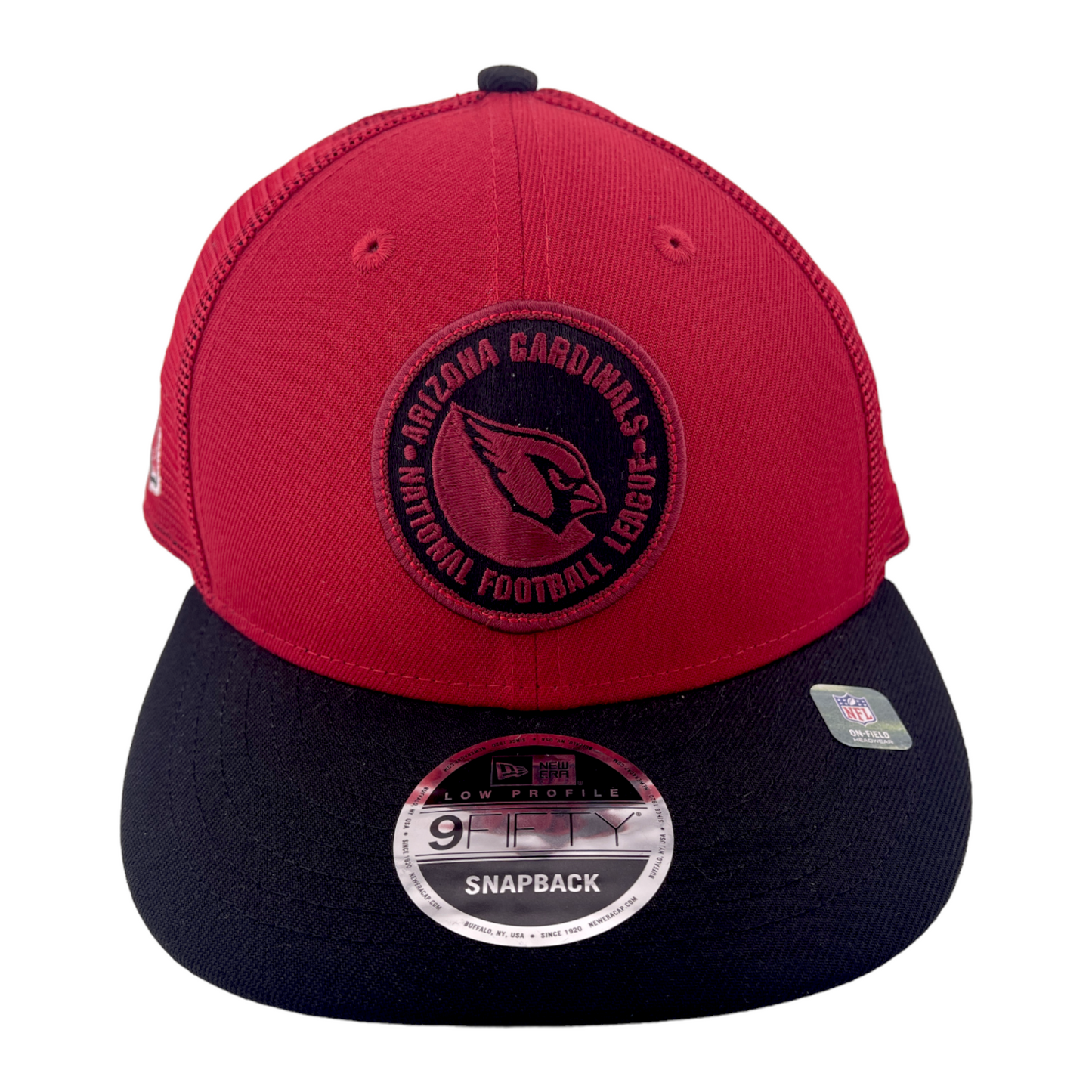 New Era Arizona Cardinals NFL 2023 Sideline 9FIFTY Low Profile Mesh Snapback Hat