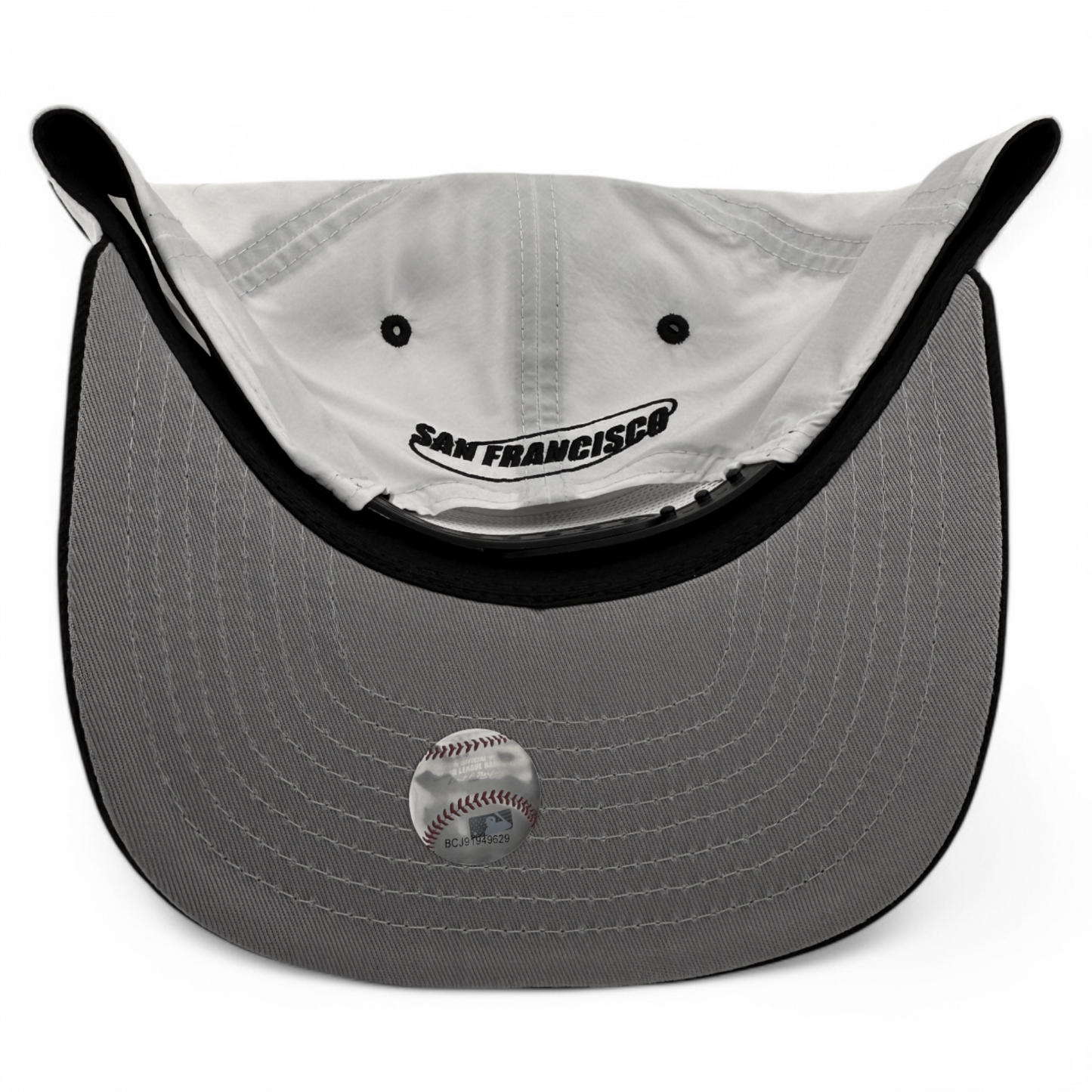 New Era San Francisco Giants MLB Golfer Chrome A-Frame Snapback Adjustable Hat