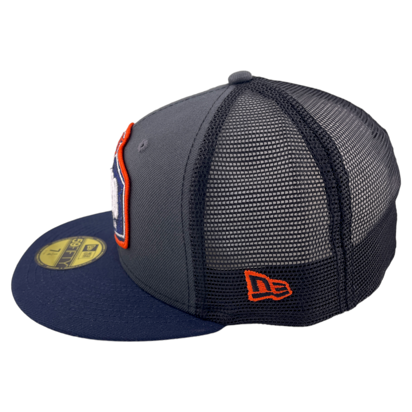 New Era Chicago Bears NFL 2021 Draft Mesh Back Trucker 59Fifty Fitted Hat Cap