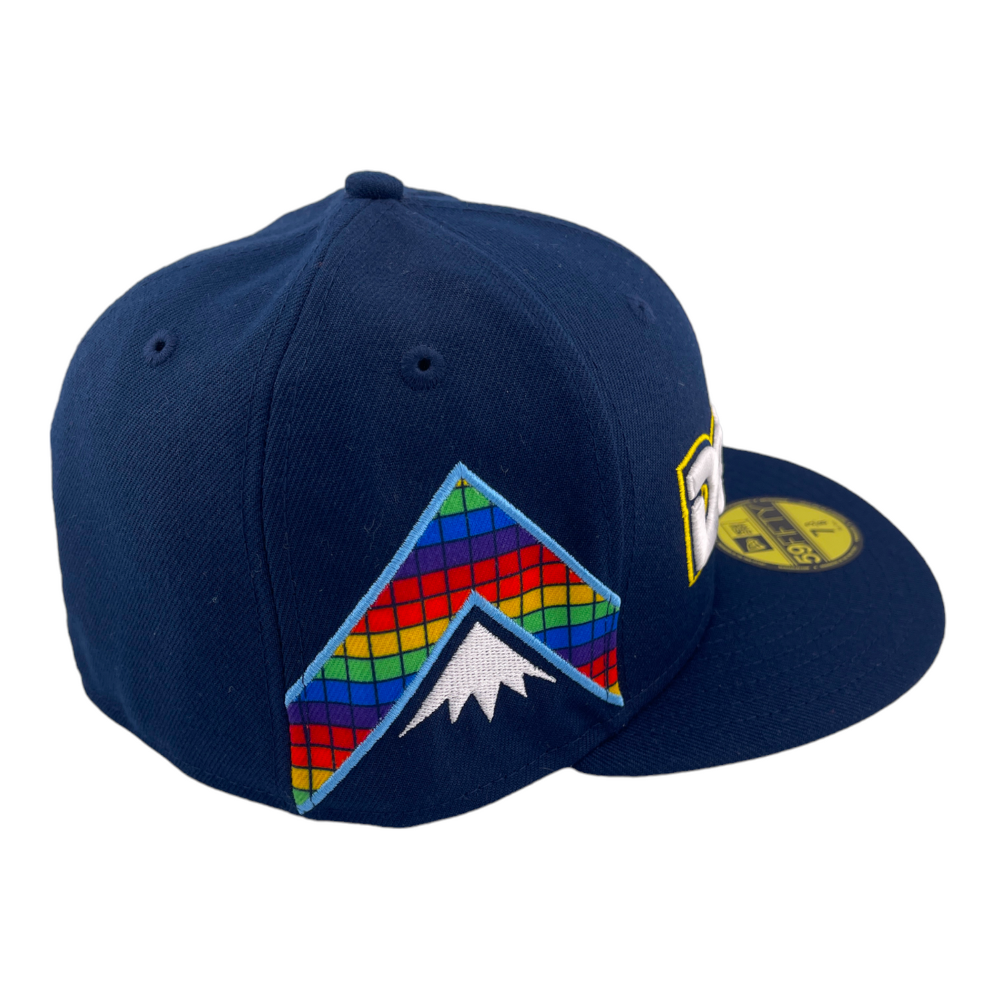 New Era Denver Nuggets 2022 NBA City Edition Blue/Grey UV 59Fifty Fitted Hat Cap