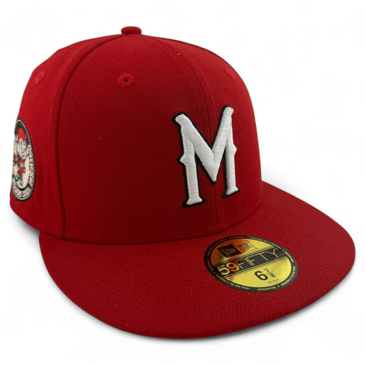 New Era Diablos Rojos del México LMB Side Patch Red 59FIFTY Fitted Hat Cap