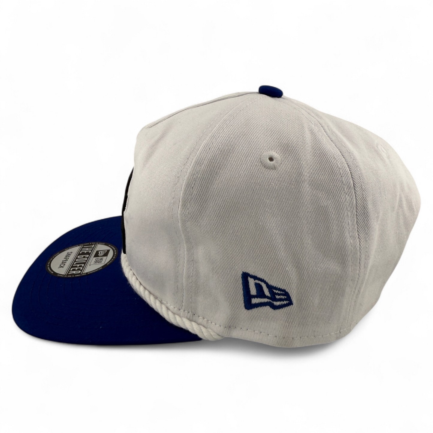 New Era Los Angeles Rams NFL Chrome Rope Golfer A-Frame Snapback Adjustable Hat