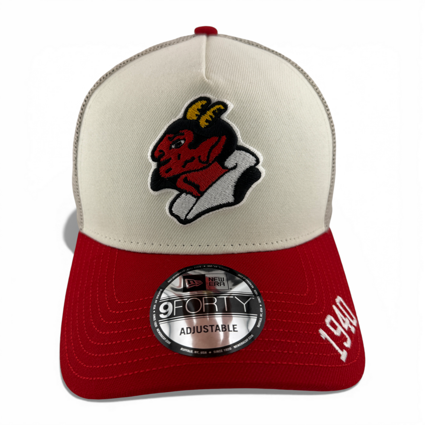 New Era Diablos Rojos del México LMB A-Frame 9Forty Snapback Adjustable Hat Cap