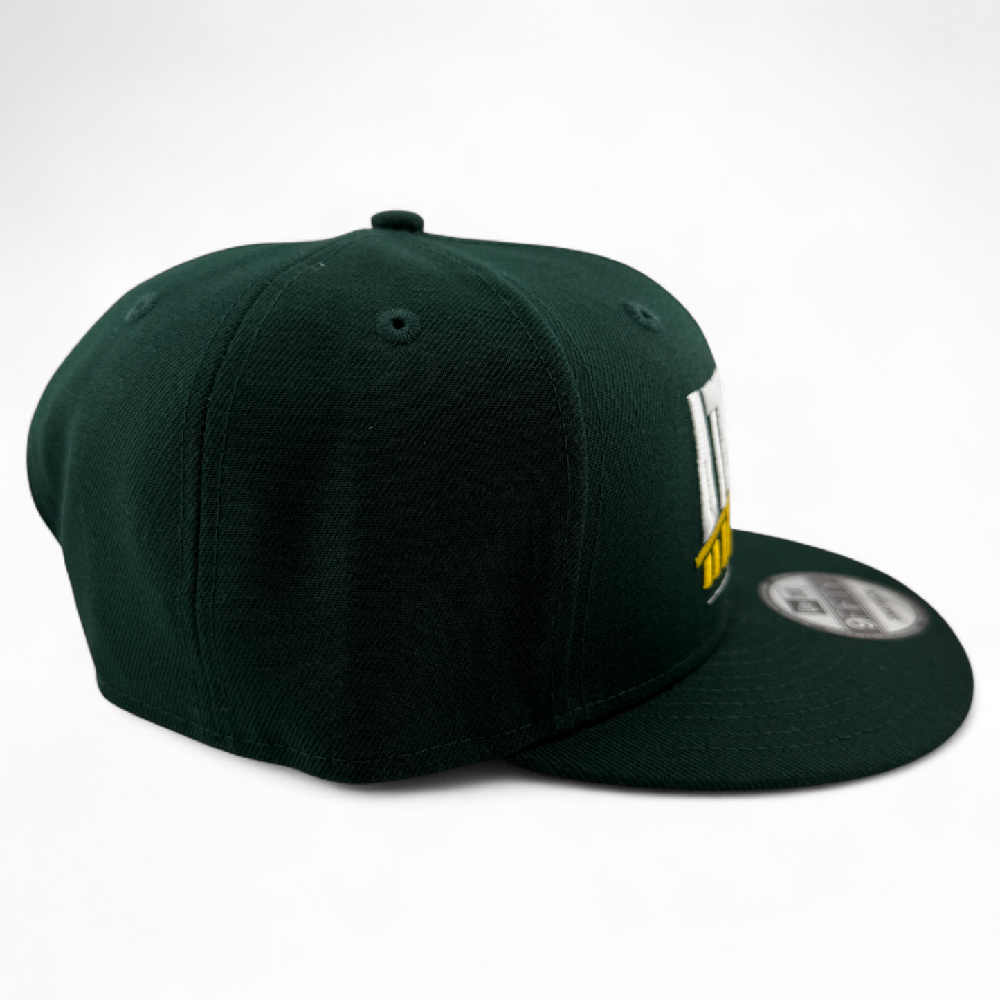 New Era Oakland Athletics A's MLB Sliced Logo 9FIFTY Snapback Adjustable Hat Cap