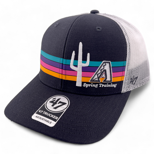 '47 Brand Arizona Diamondbacks MLB Spring Training Trucker Mesh Snapback Hat Cap