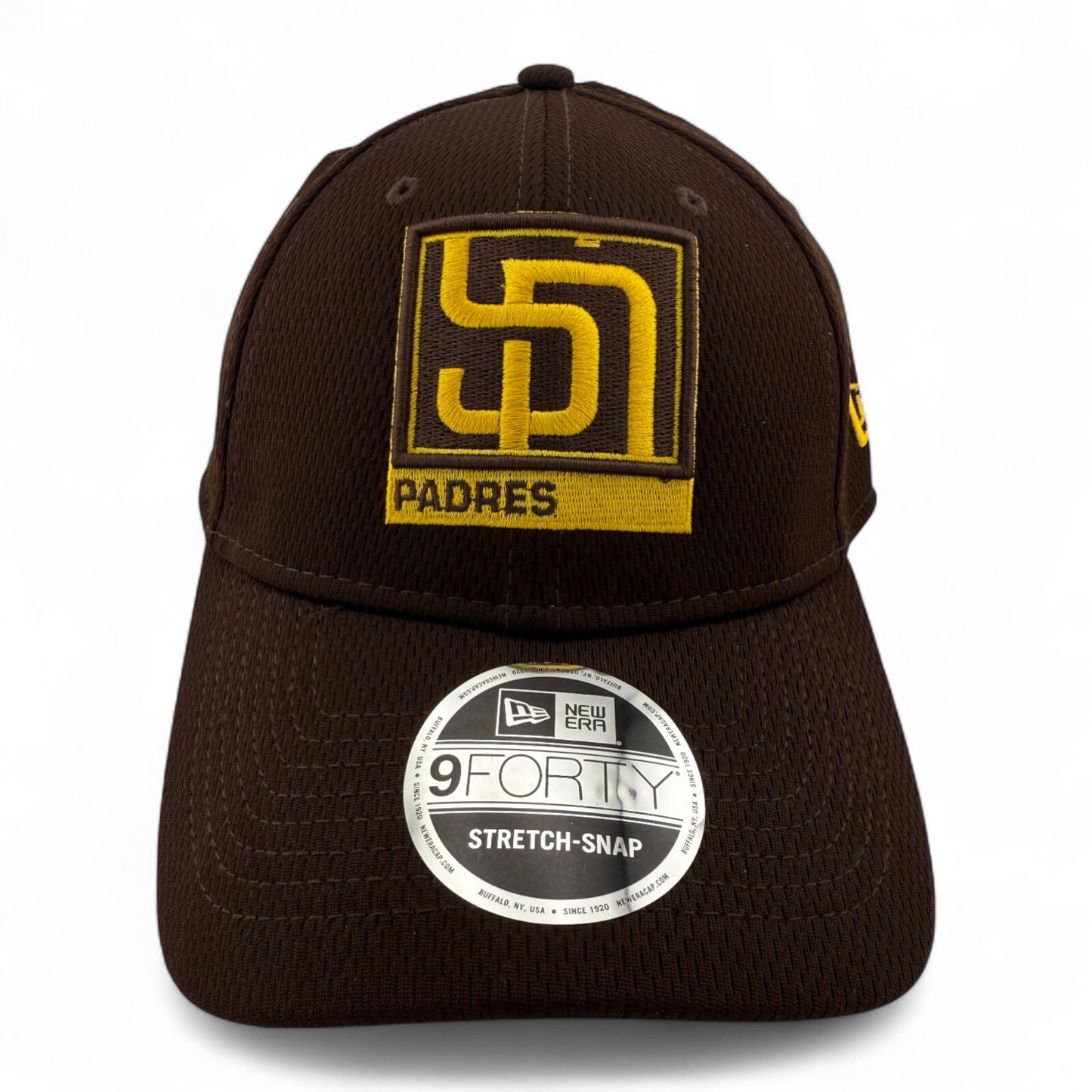 New Era San Diego Padres MLB Framed Logo 9Forty Adjustable Stretch Snapback Hat