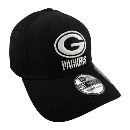 New Era Green Bay Packers NFL Team Classic Neo Mesh 39Thirty Flex Fit Hat Cap