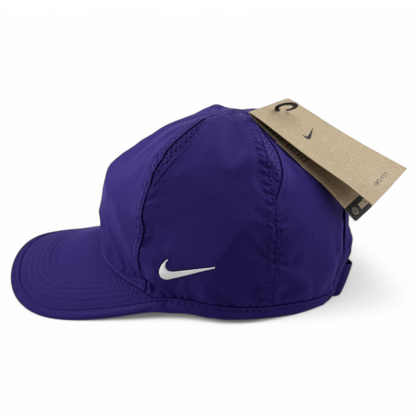 Nike Dri-Fit Team Featherlight Solid Purple Blank CJ7082-547 Unstructured Hat