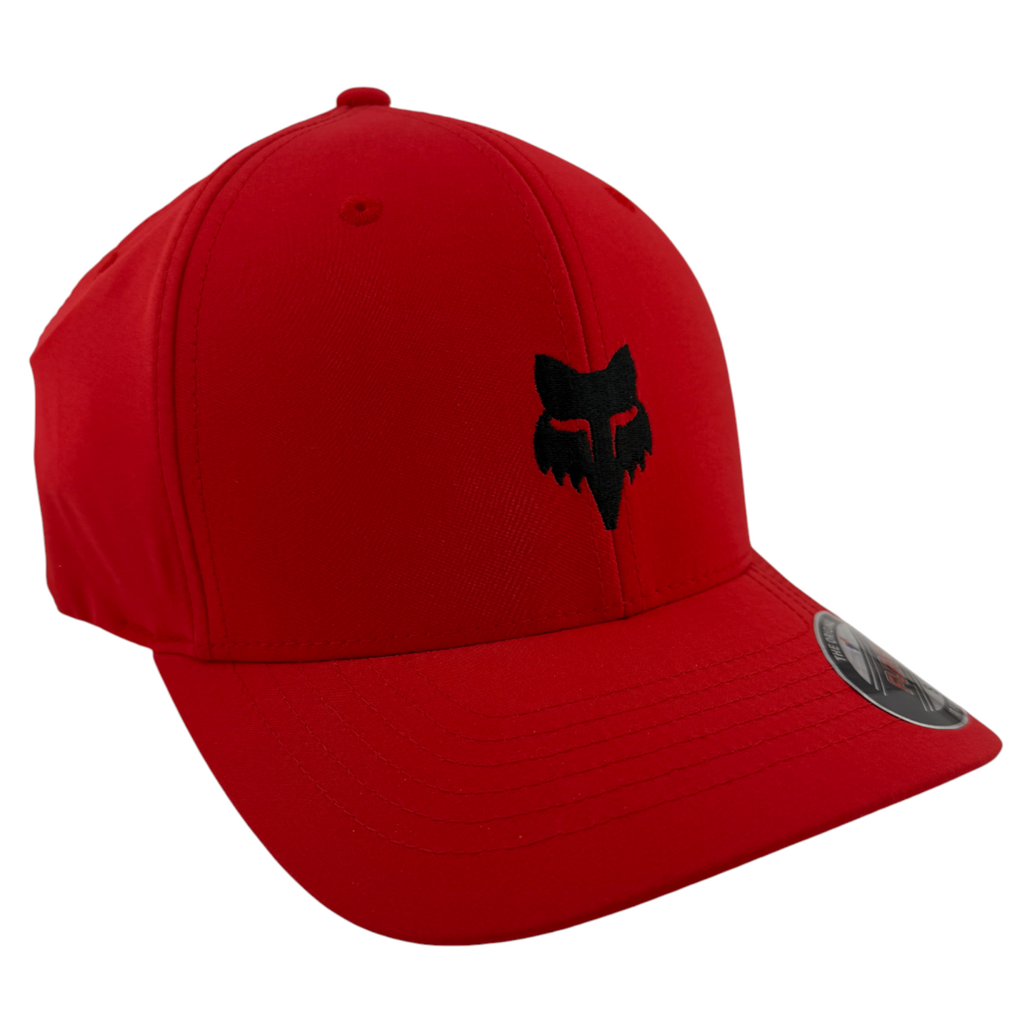 Fox Racing Fox Head Select Logo Red Stretch Flexfit Flex Fit Fitted Hat Cap