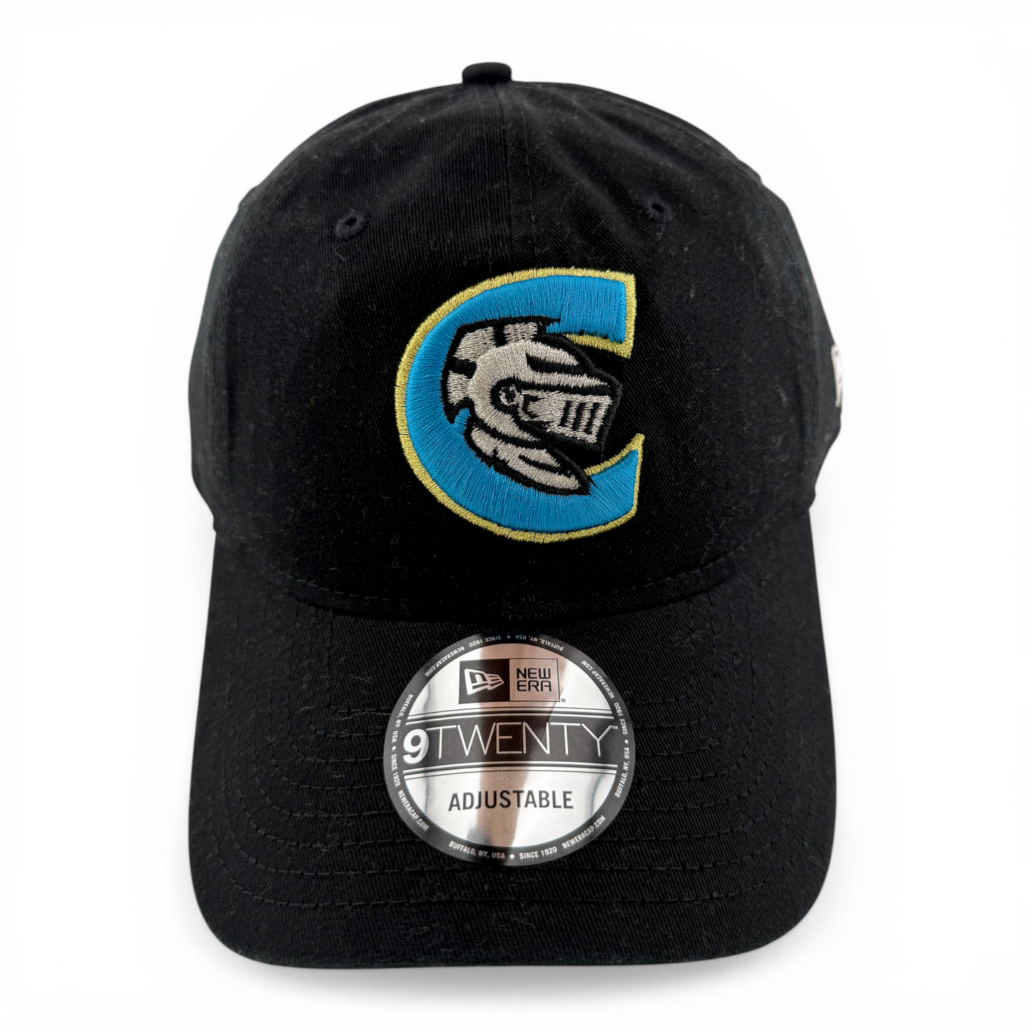 New Era Charlotte Knights MiLB Team Classic Black 9Twenty Adjustable Dad Hat Cap